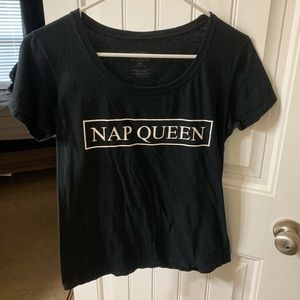 Nap Queen black shirt